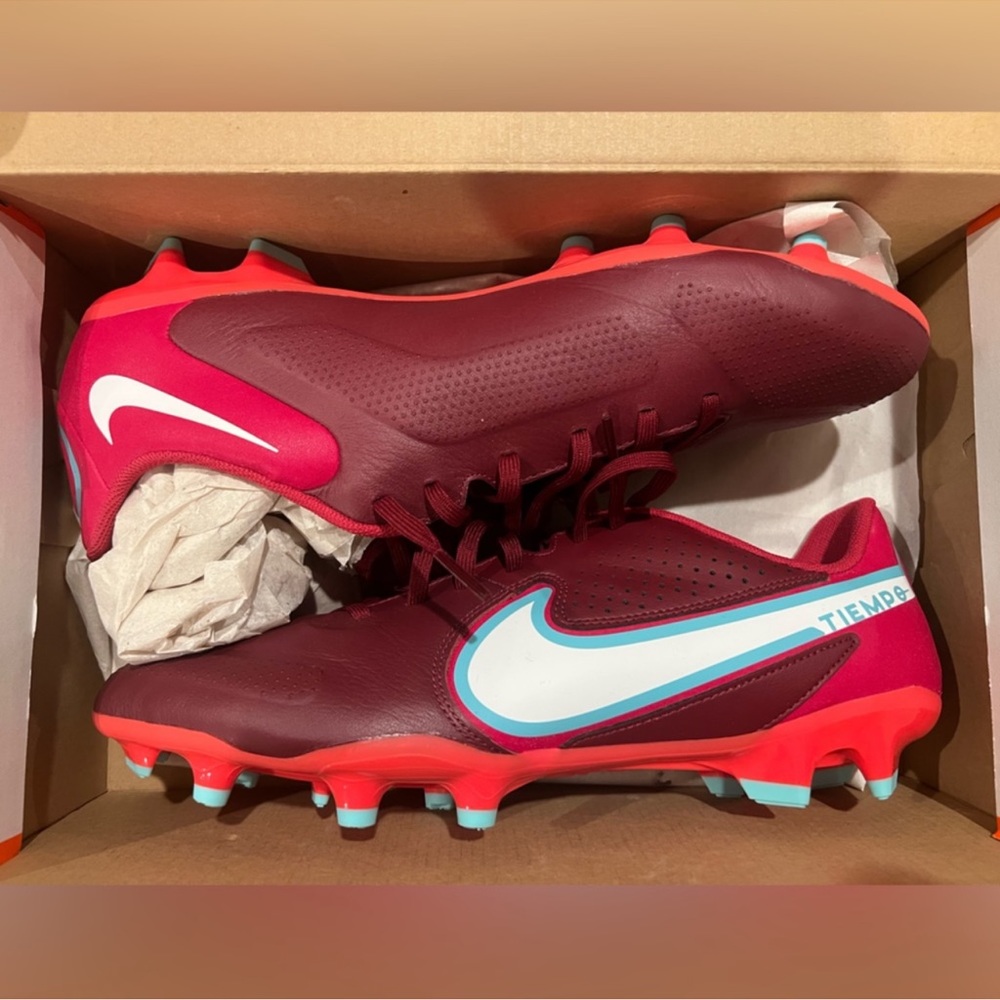 Tiempo Legend 9 FG 'Team Red Mystic Hibiscus' Man, Size: 11